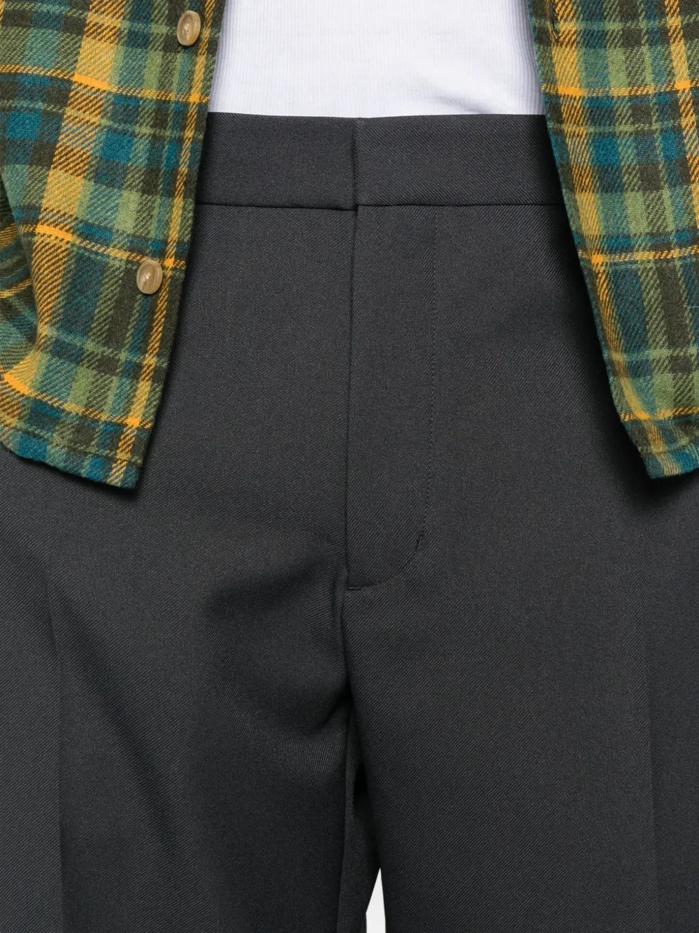 Stockholm Surfboard Club Geplooide broek Grijs