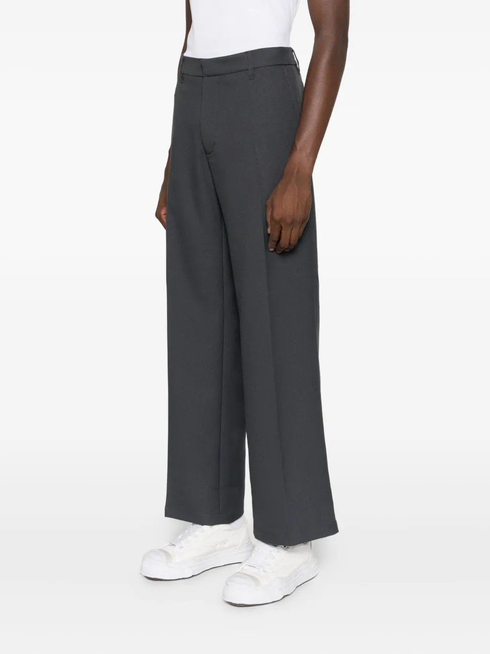 Stockholm Surfboard Club Geplooide broek Grijs