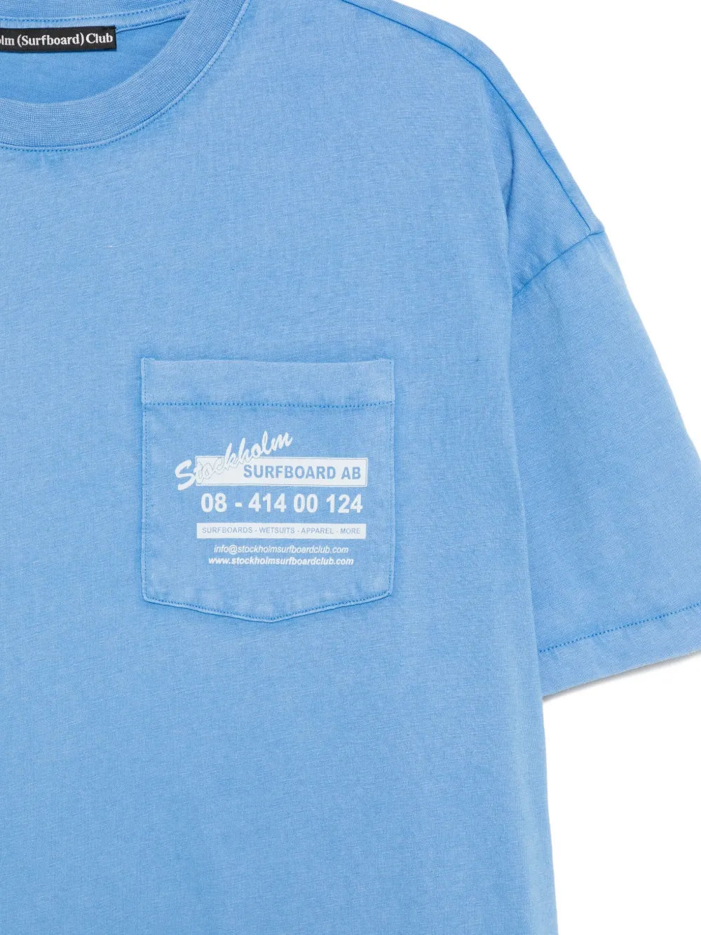 Stockholm Surfboard Club Logo-print T-shirt In Blue