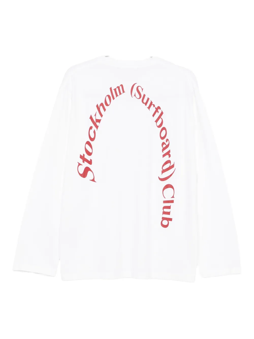 Stockholm Surfboard Club long-sleeve t-shirt - Wit