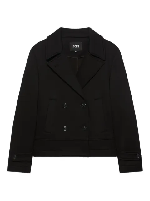 GCDS double-breasted welt-pocket jacket