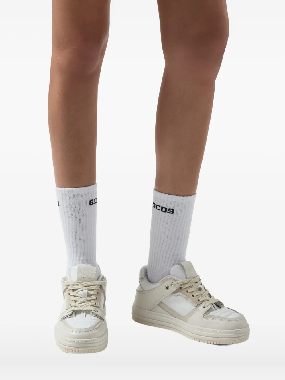 GCDS Low-top sneakers Beige