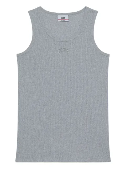 GCDS Geripptes Trägershirt