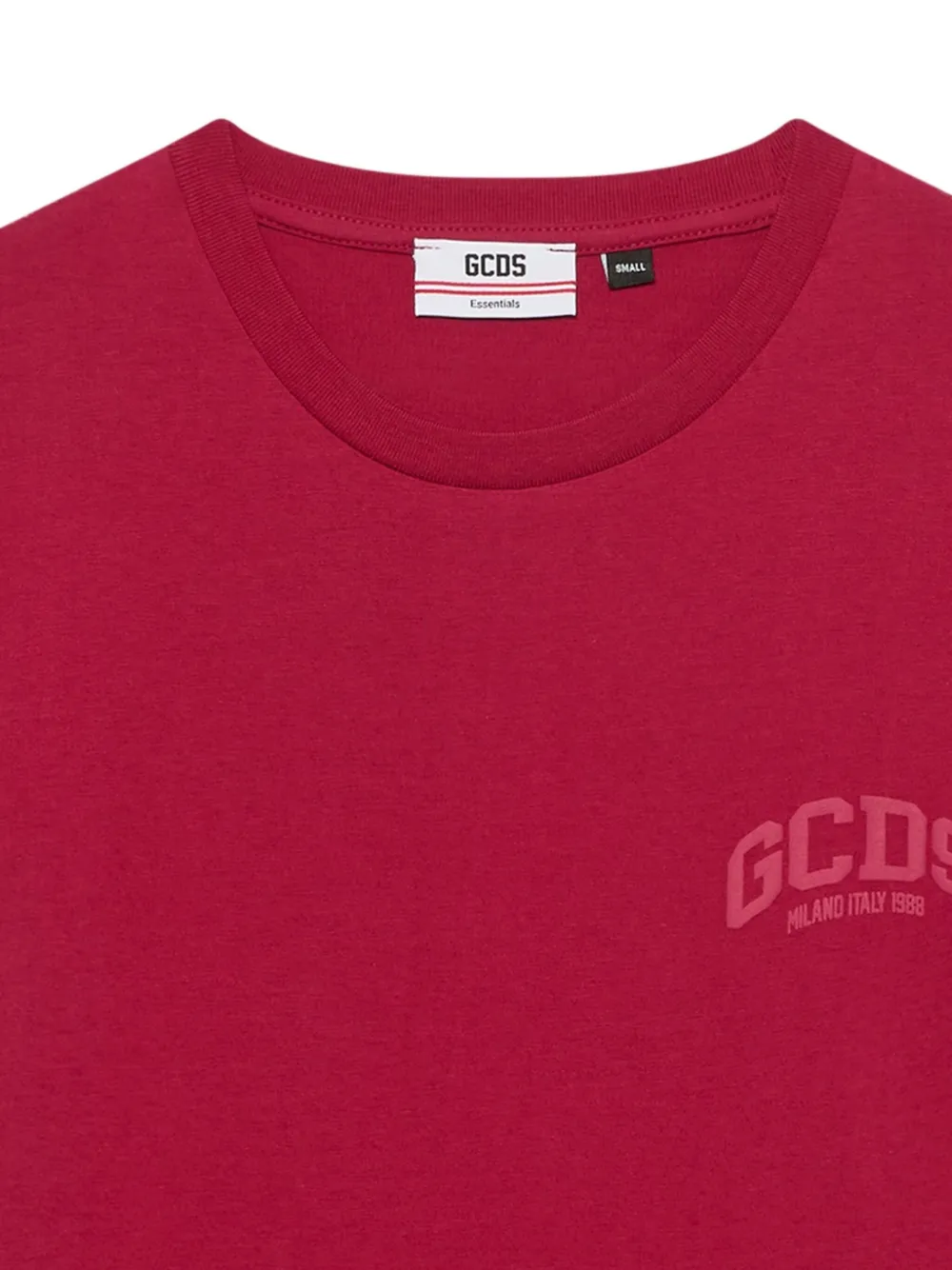 Gcds Logo-print T-shirt In Red
