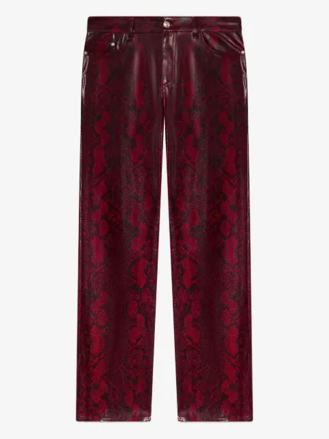 GCDS pantalones con dobladillo abierto