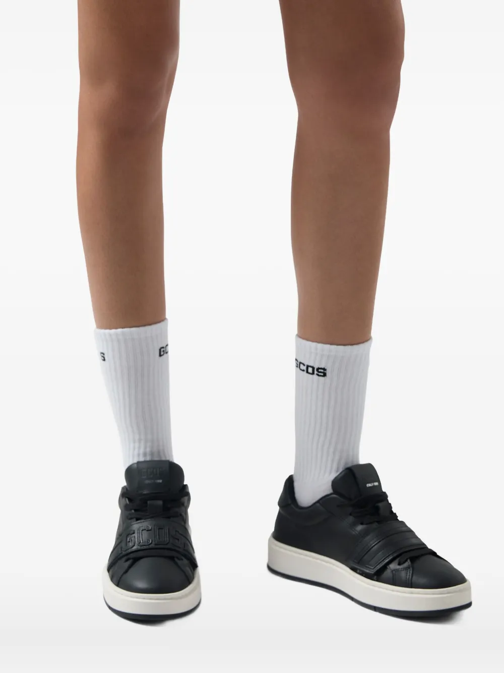 GCDS Sneakers met logo-applicatie Zwart