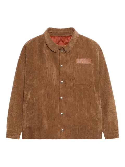 GCDS corduroy shirt jacket