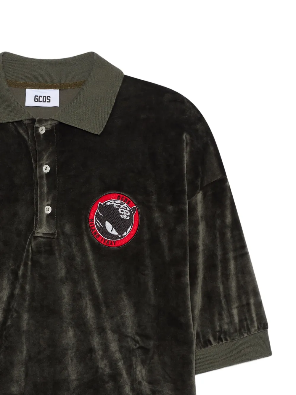 Gcds Appliqué Polo Shirt In Multi