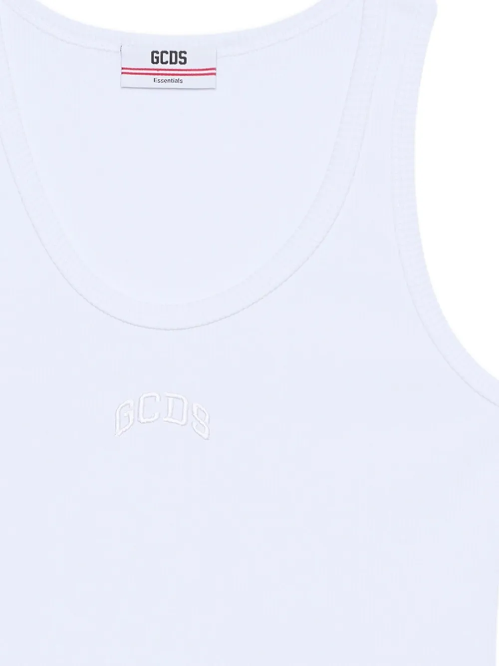 Gcds Ribbed Top In White