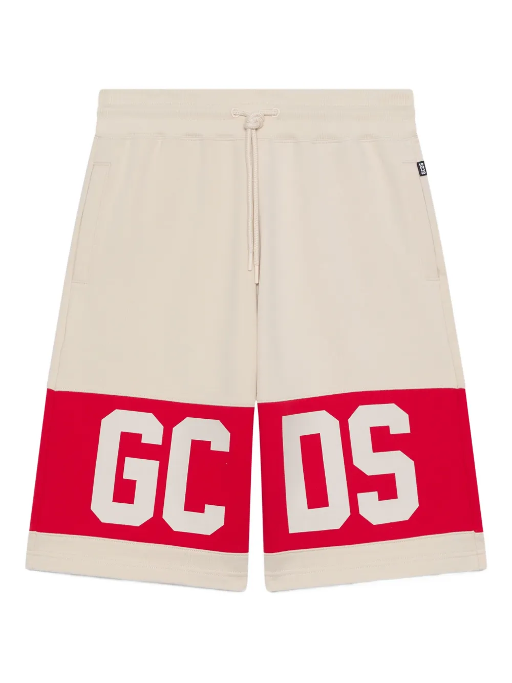 GCDS drawstring logo shorts | Neutrals | Image 1