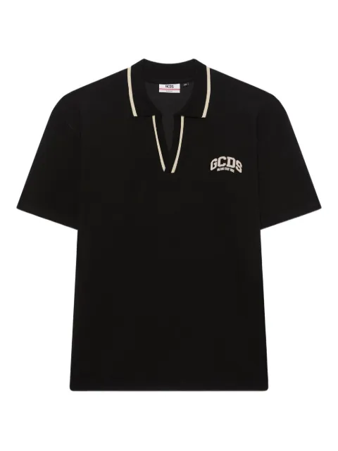 GCDS v-neck polo shirt