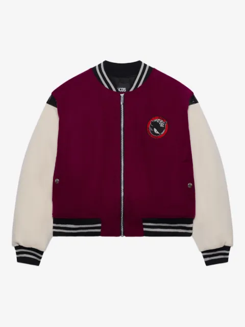 GCDS chamarra bomber con motivo de parche