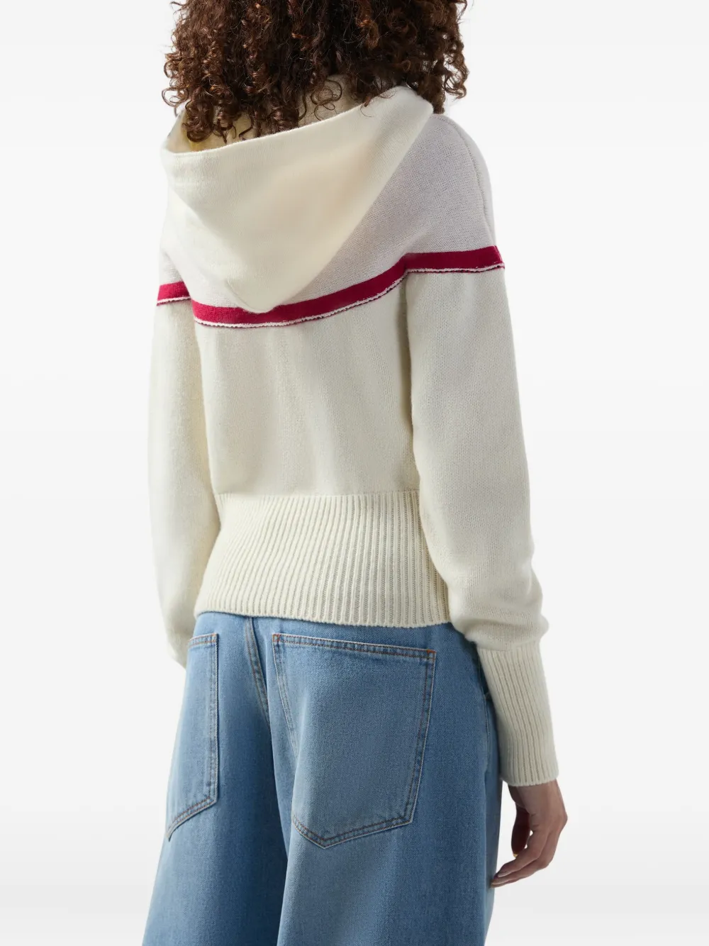 Gcds Cropped Hoodie With Logo And Hood In Metallic