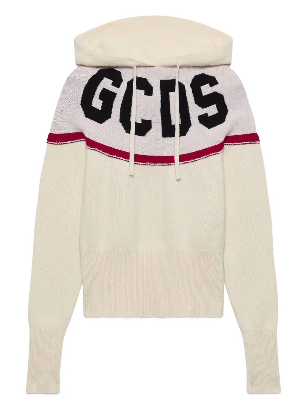 GCDS suéter con capucha y logo | neutro | Image 1