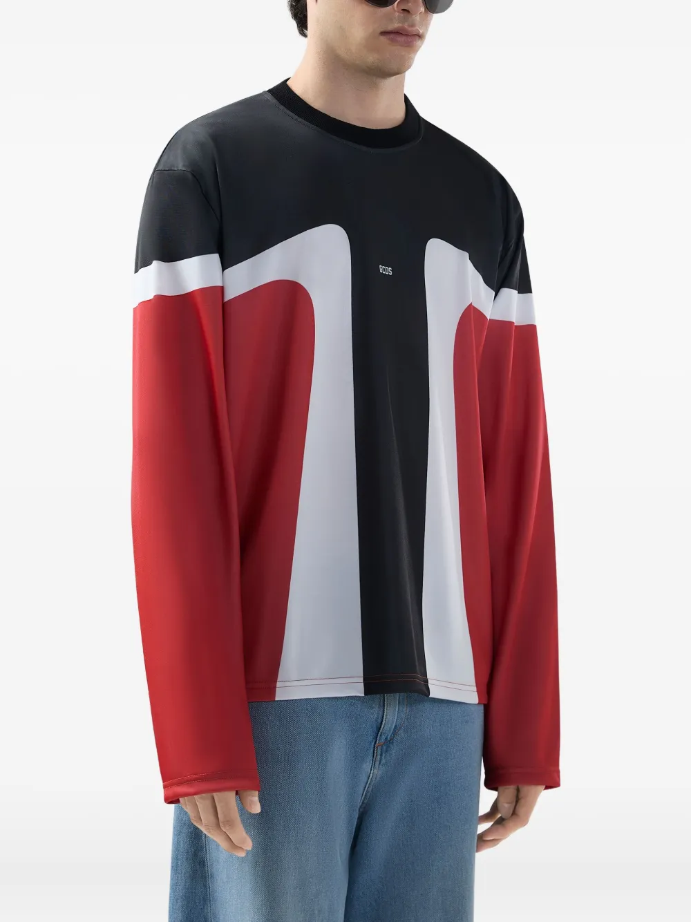 Gcds Racing Long-sleeved T-shirt In Multi
