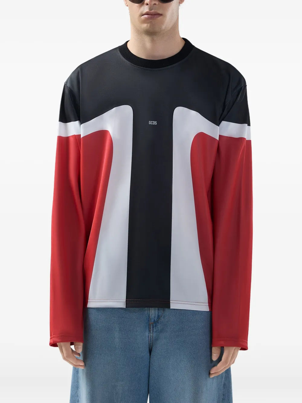 Gcds Racing Long-sleeved T-shirt In Multi
