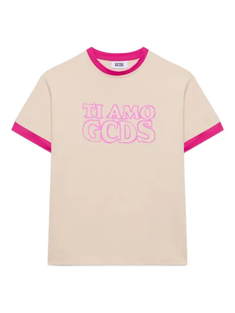 GCDS ringer graphic T-shirt