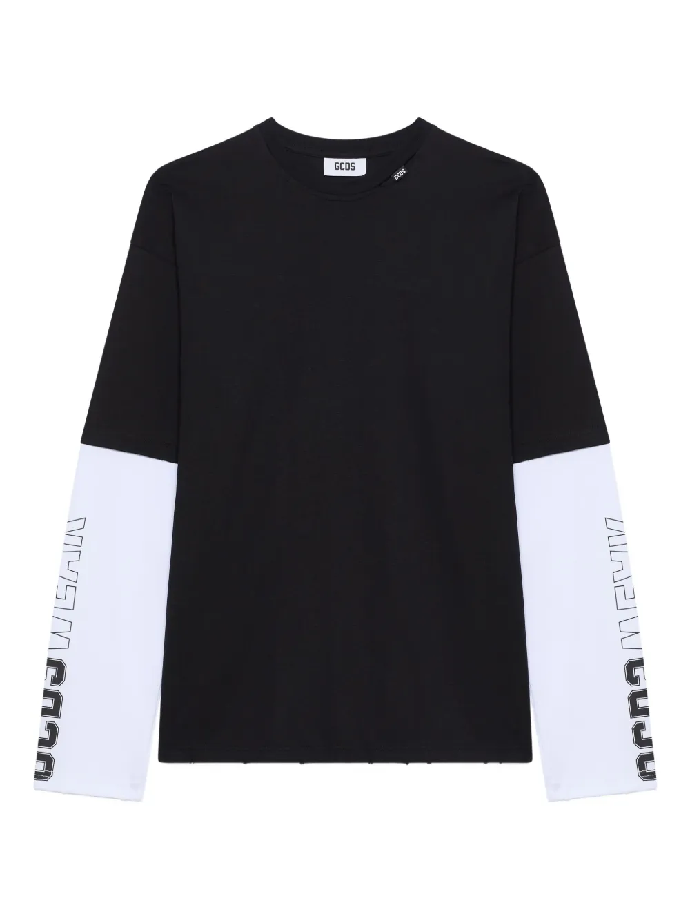 GCDS playera manga larga | negro | Image 1