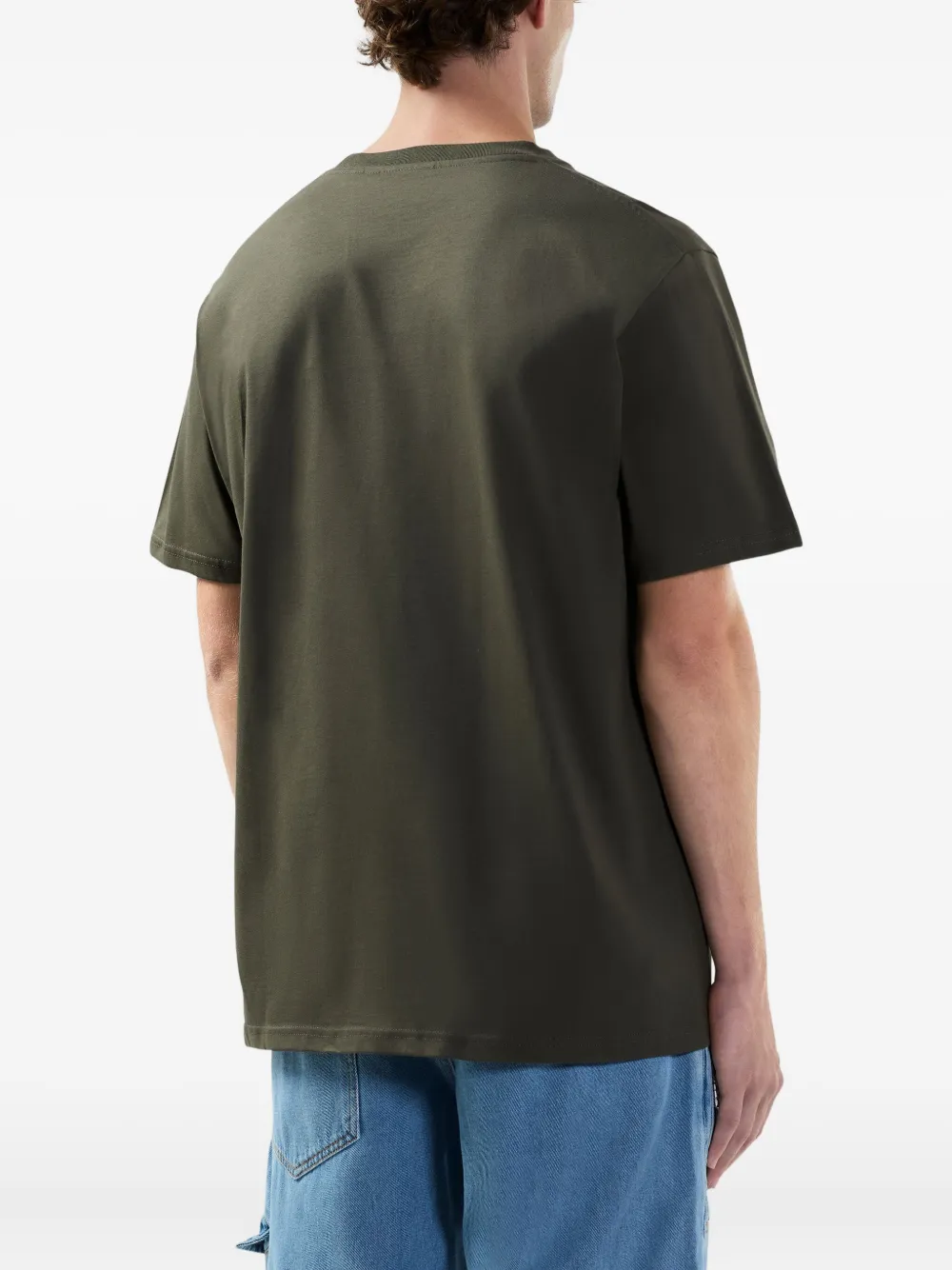 GCDS T-shirt met logo Groen