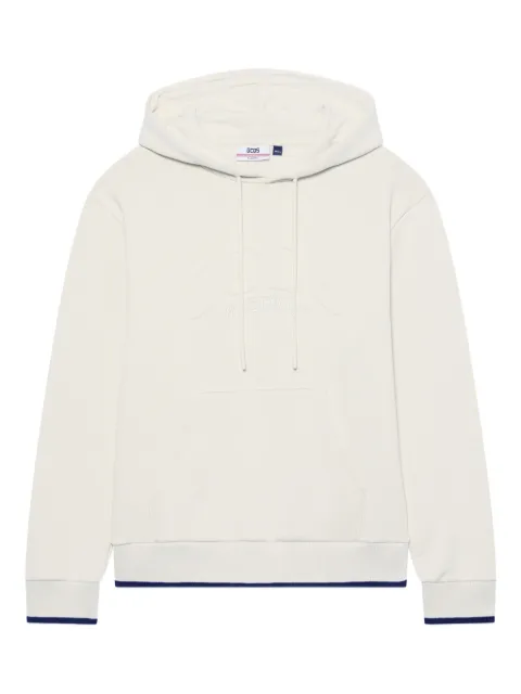 GCDS logo-embossed hoodie