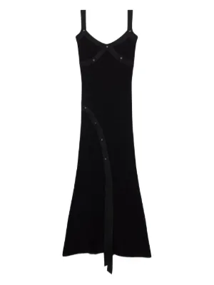 Helmut Lang アシンメトリーヘム ドレス | ブラック | FARFETCH JP