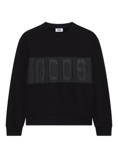 GCDS logo panel sweatshirt