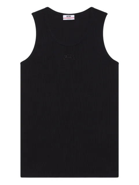 GCDS 罗纹刺绣坦克背心