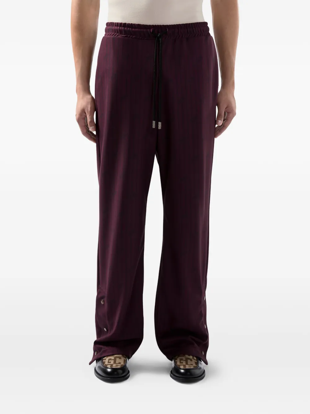 Gcds Drawstring-waist Pants In Red