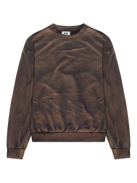 GCDS sudadera con estampado tie-dye