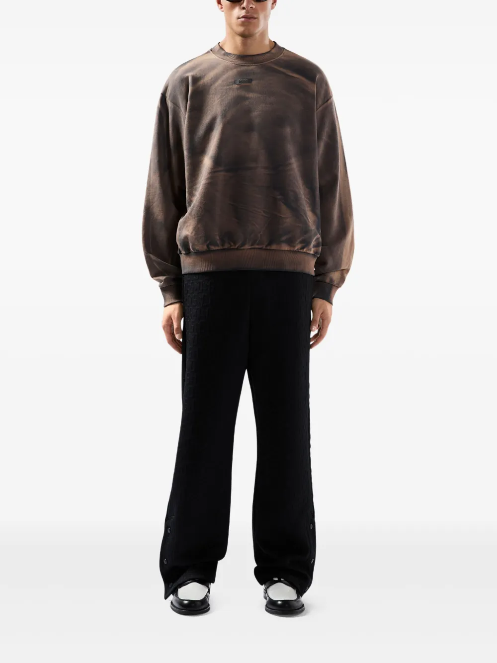 GCDS tie-dye sweatshirt - Grijs