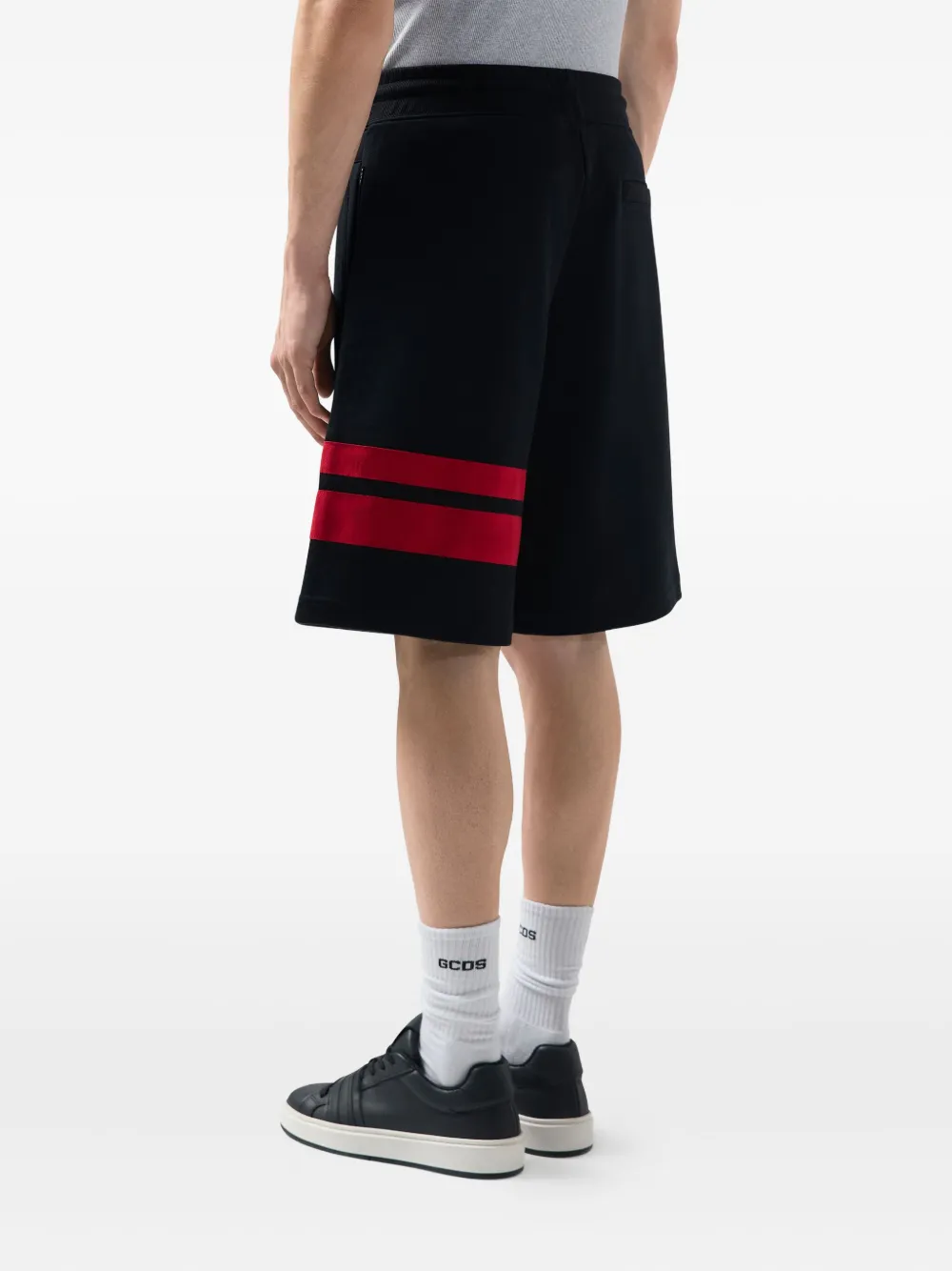 GCDS Shorts met trekkoord Zwart