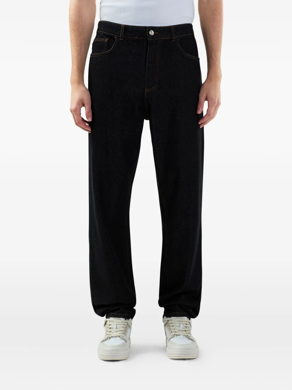 GCDS Jeans met logodetail Zwart