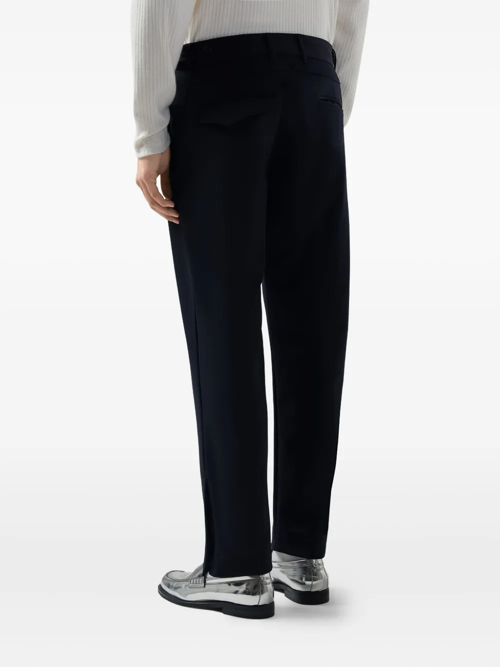 GCDS Broek met logolabel Blauw