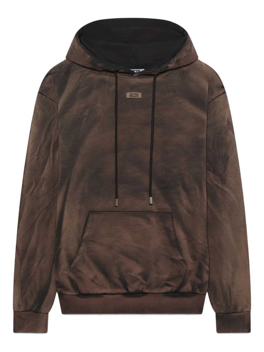 GCDS هودي بشارة شعار الماركة | بني | Image 1