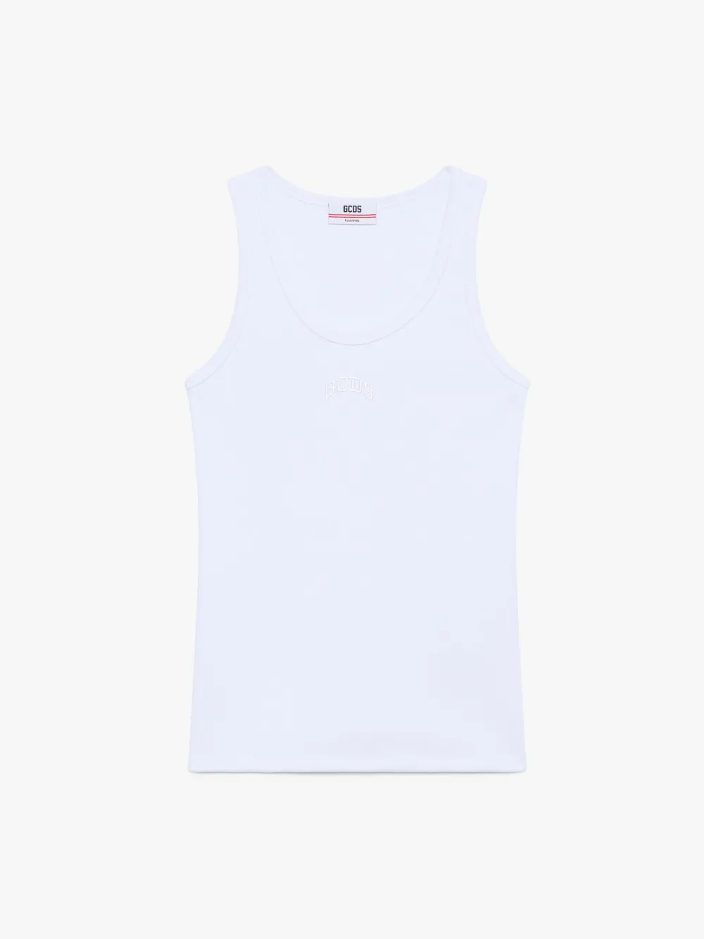 GCDS Canotta con logo - Bianco