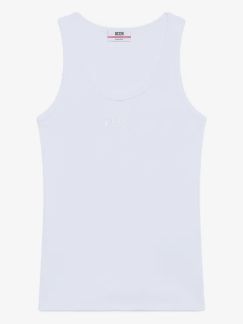 GCDS logo-detail vest