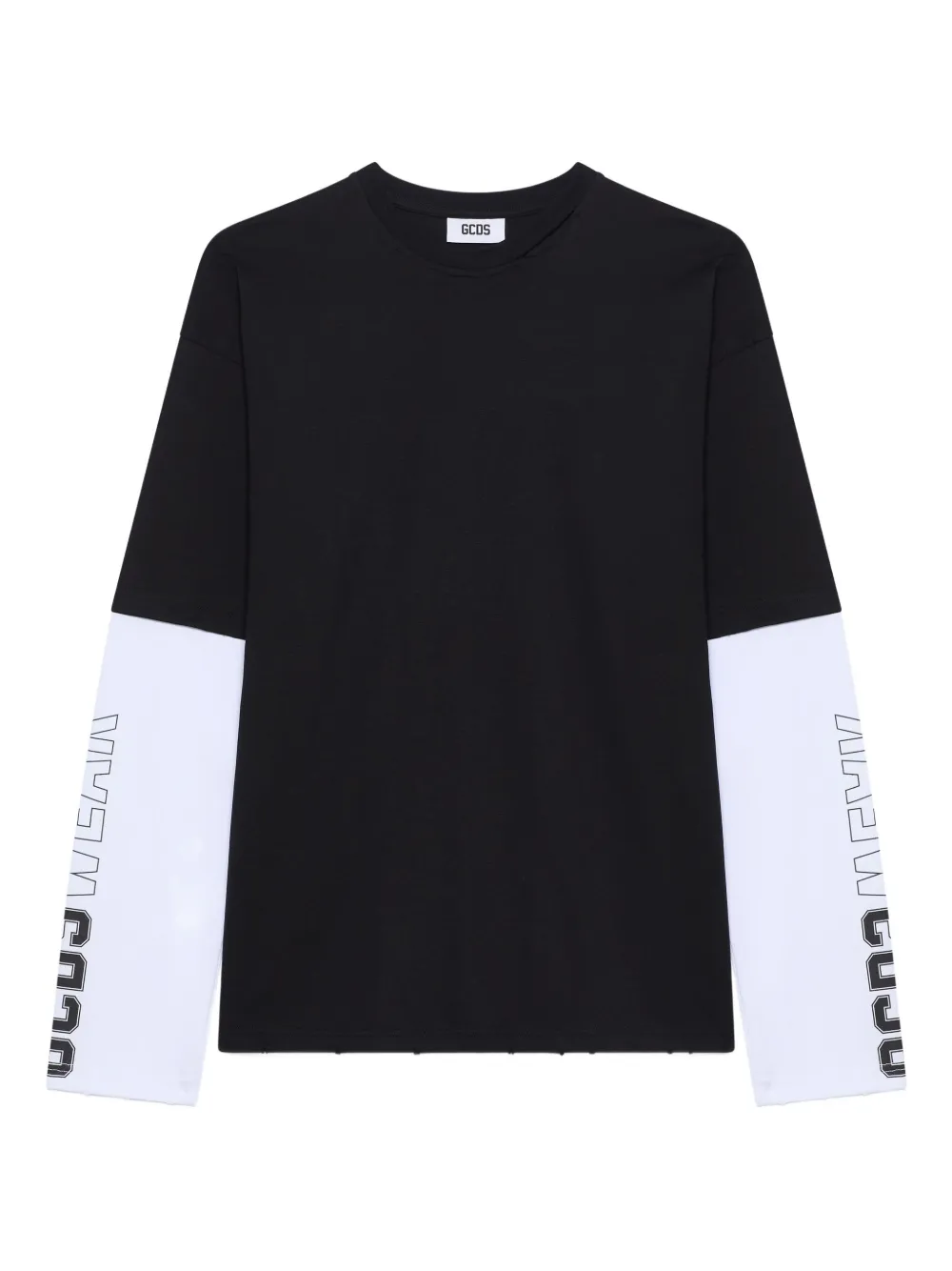 GCDS long sleeve T-shirt | Black | Image 1