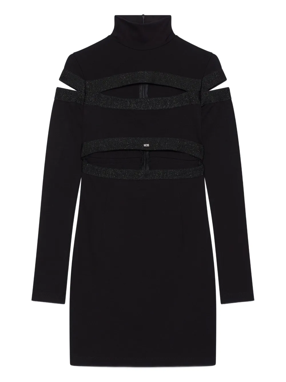 GCDS robe à col roulé | noir | Image 1