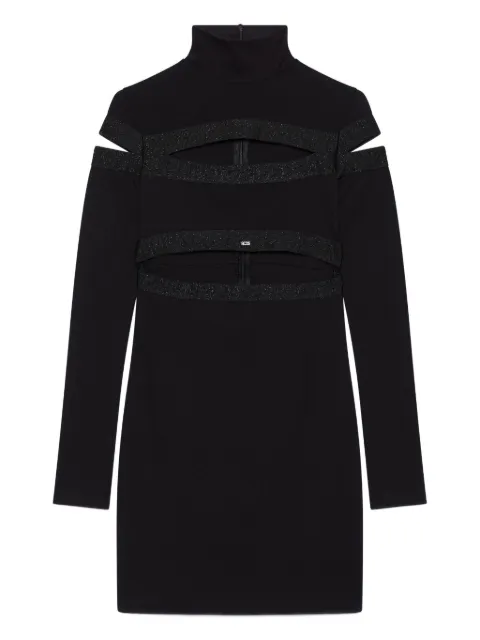 GCDS cut-out turtleneck mini dress