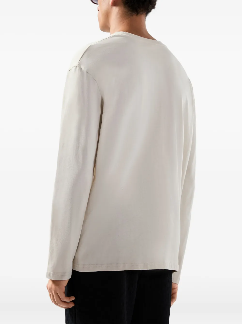 GCDS T-shirt met lange mouwen Beige