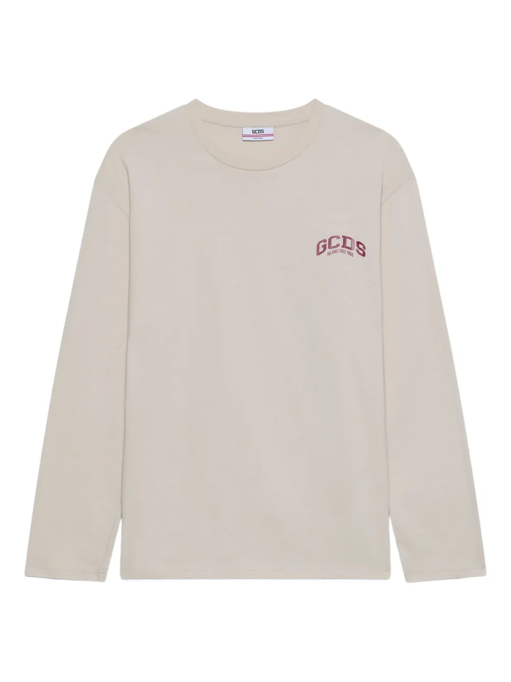 GCDS long-sleeved T-shirt | Neutrals | Image 1