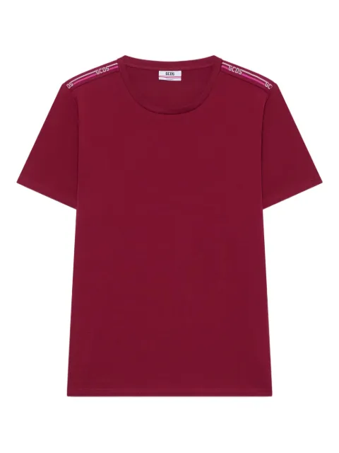 GCDS T-Shirt mit Logo-Streifen