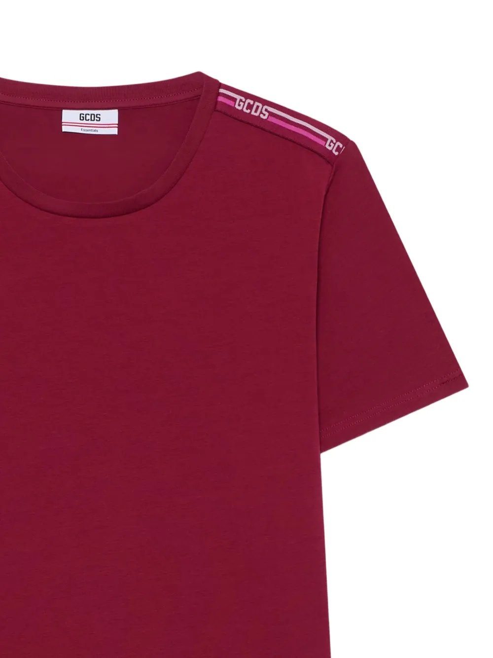 GCDS Camiseta com faixa de logo | Camisetas | Image 2