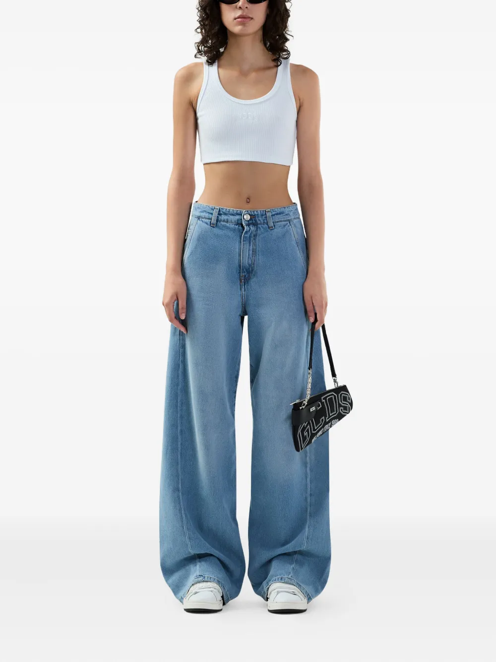 GCDS camiseta tejida de canalé | Chalecos y camisetas | Image 2