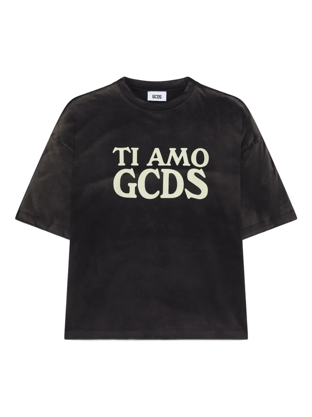 GCDS playera con motivo gráfico | negro | Image 1