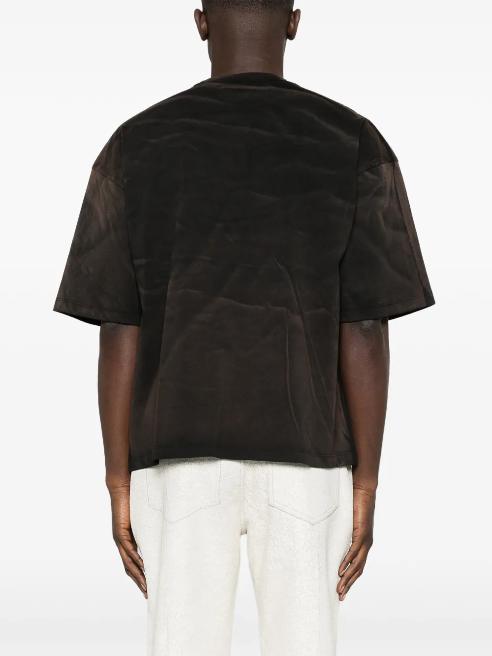 GCDS T-shirt met grafische print Zwart