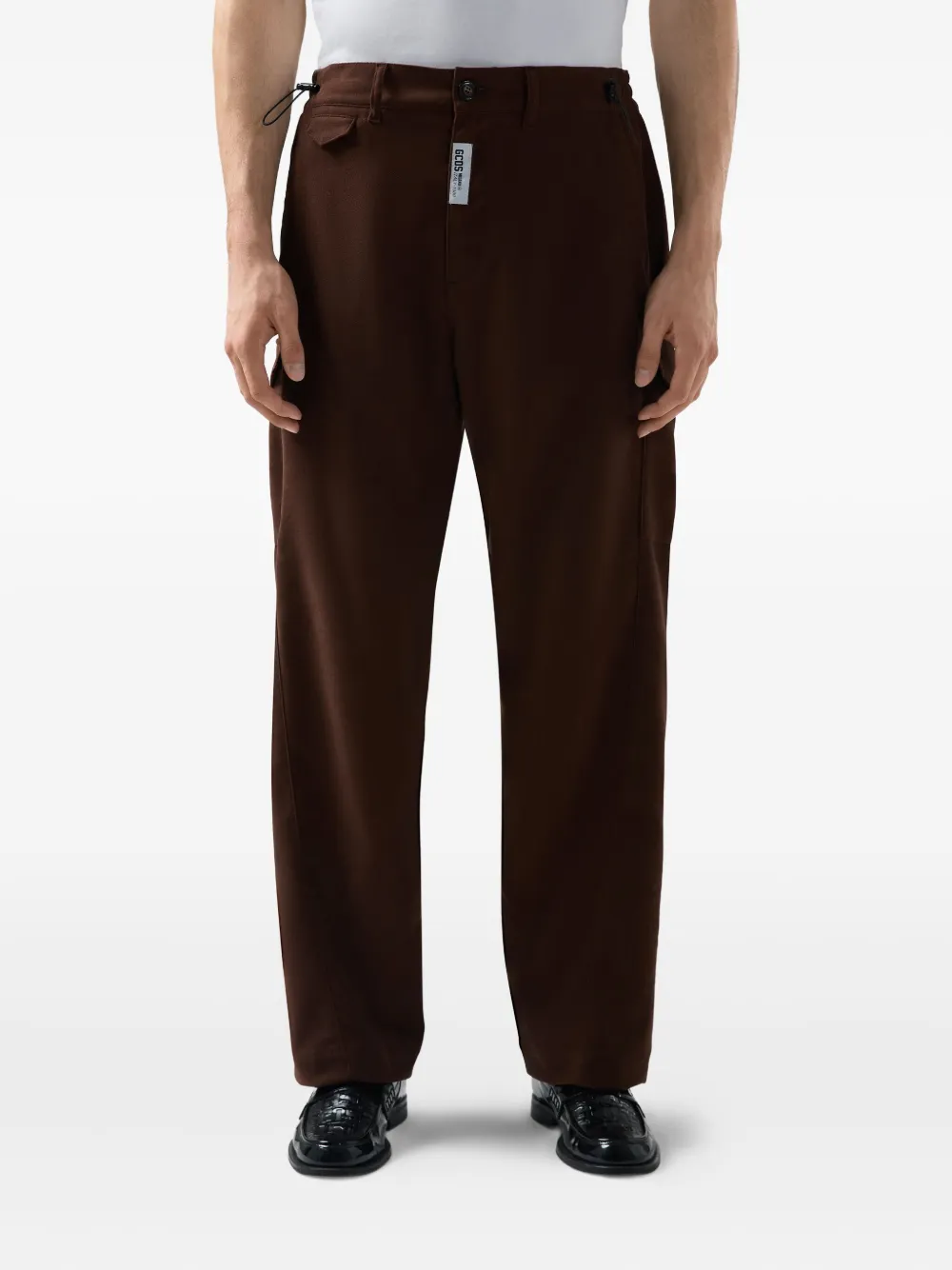 GCDS Broek met trekkoord Bruin