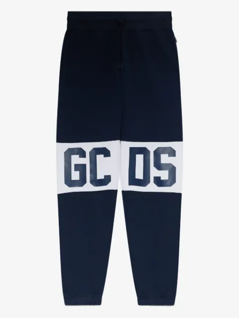 GCDS pantalon de jogging à bande logo