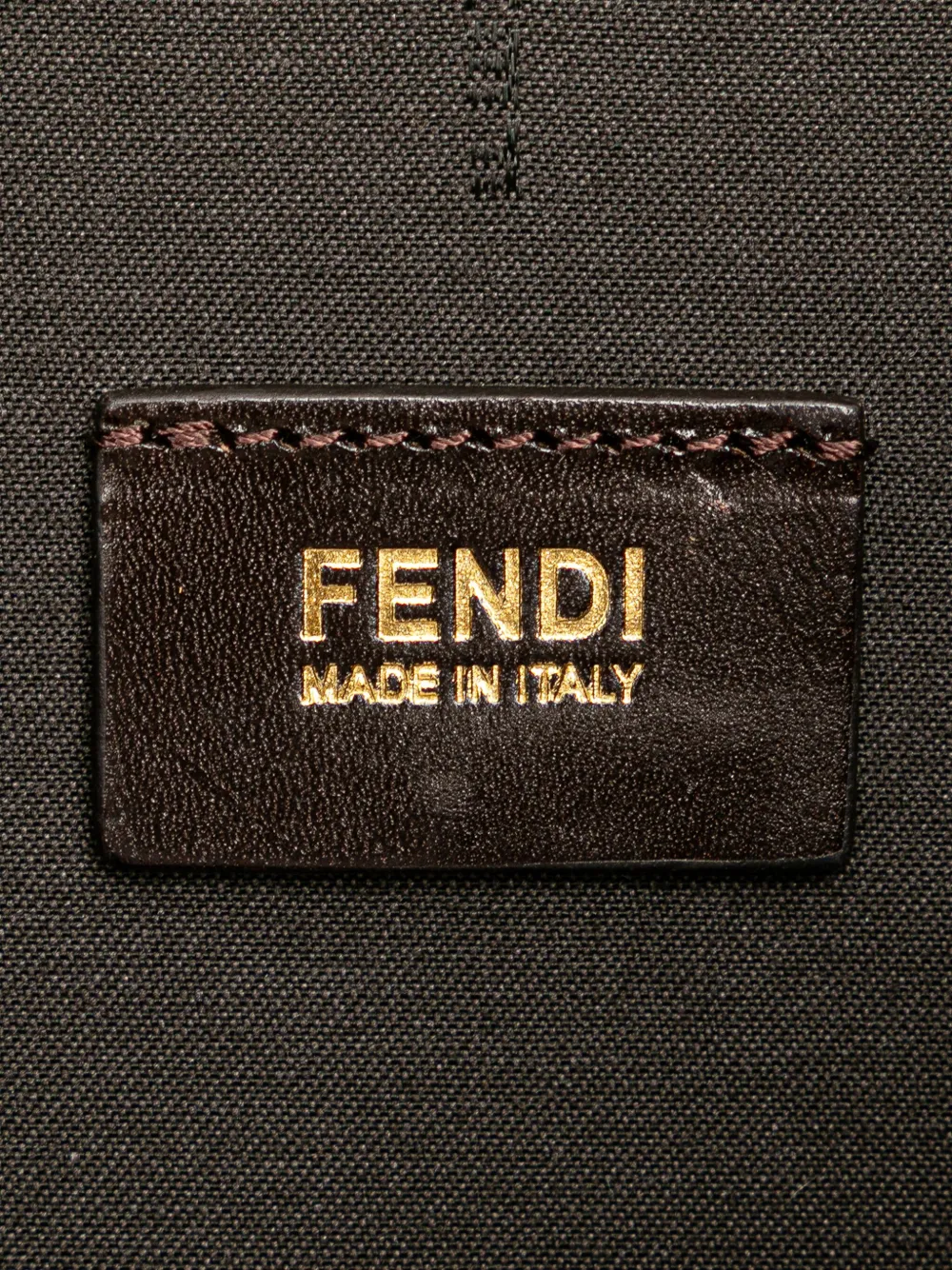 Pre-owned Fendi 2010-2025 Zucca Canvas Tote Bag In Brown