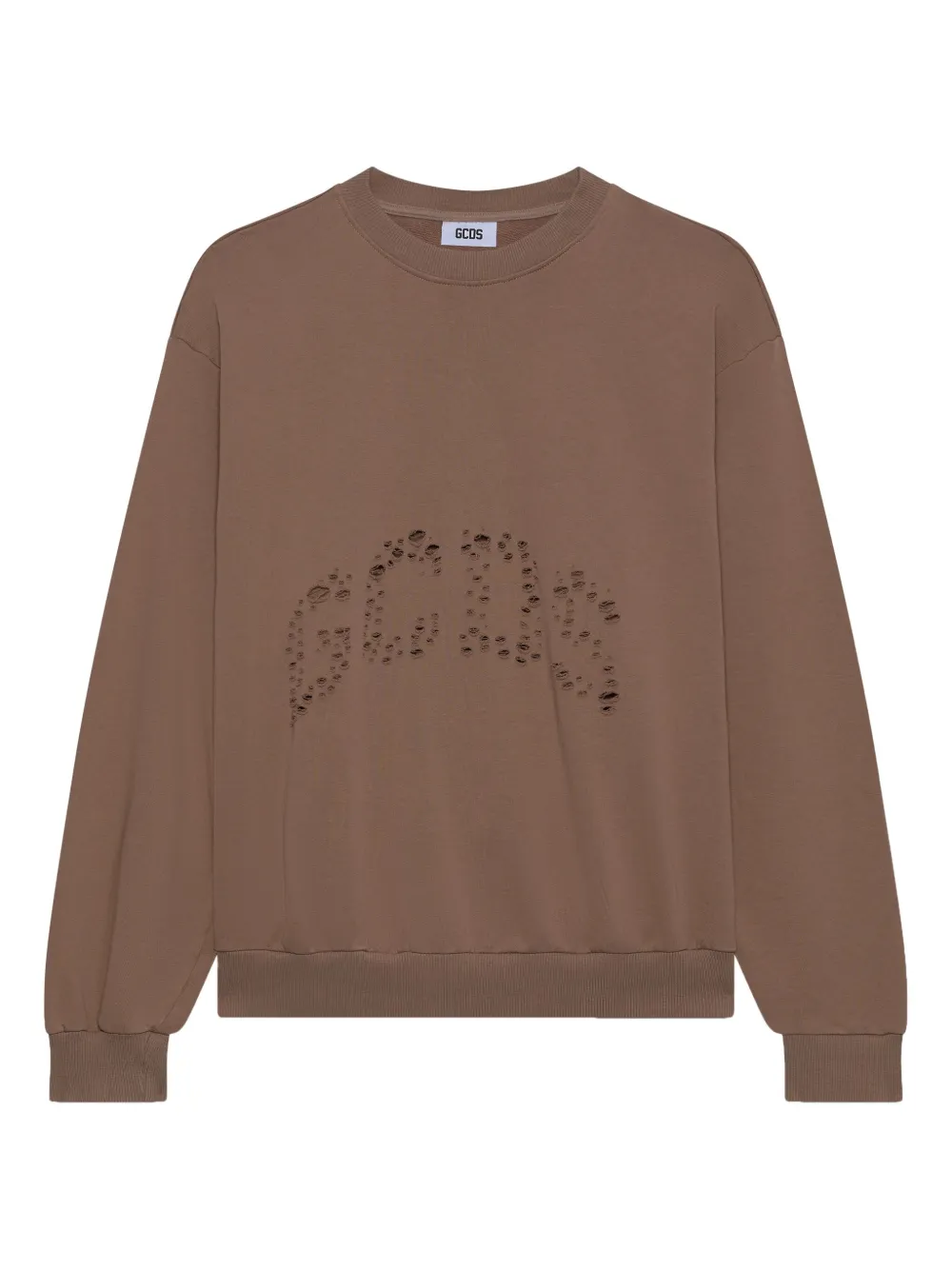 GCDS logo-embellishment sweatshirt | Neutrals | Image 1